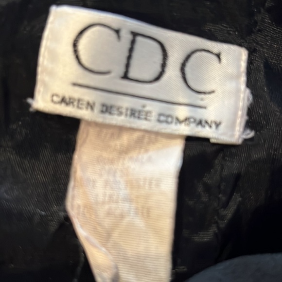 CDC cocktail slip dress 100% Polyester little black dress with a bit of lace - Picture 4 of 4